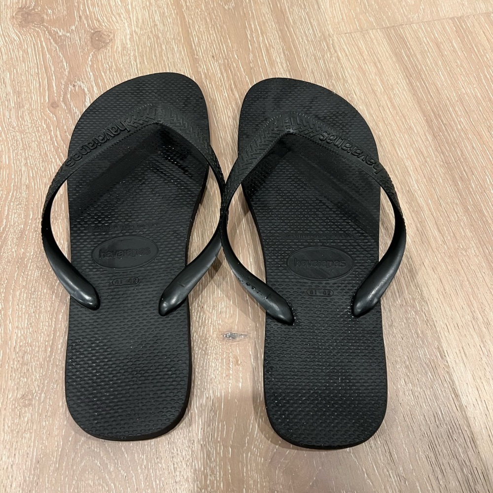 Black havaianas size 41-42